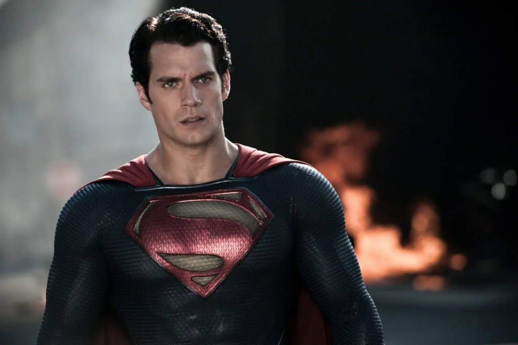 Henry Cavill interpretando a Superman en Man of Steel