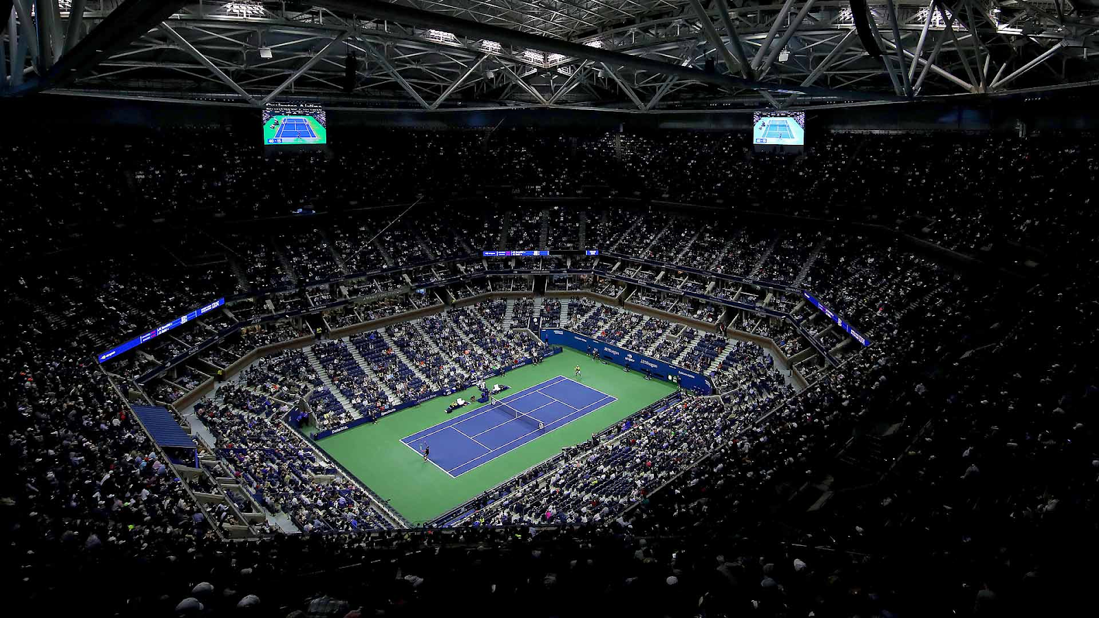 Imagen aérea del Tennis Center Billie Jean King de la USTA.